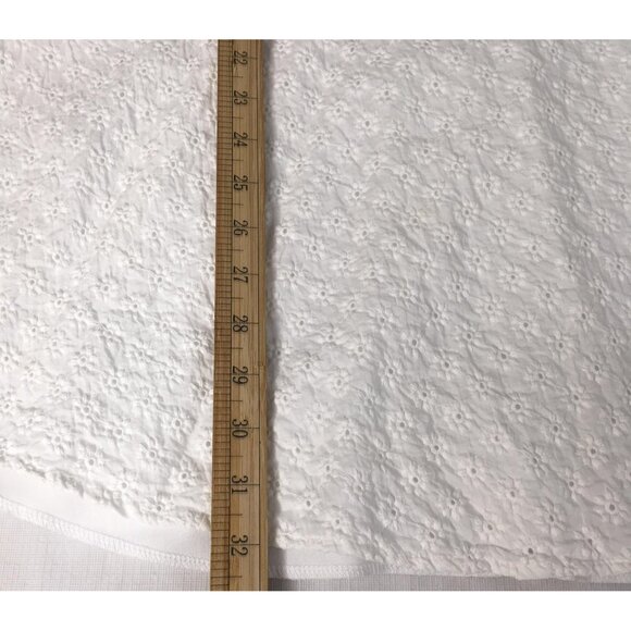 Trixxi Dress Womens XL Eyelet Sleeveless Lined Summer Boho Floral Zip Back - Picture 3 of 15